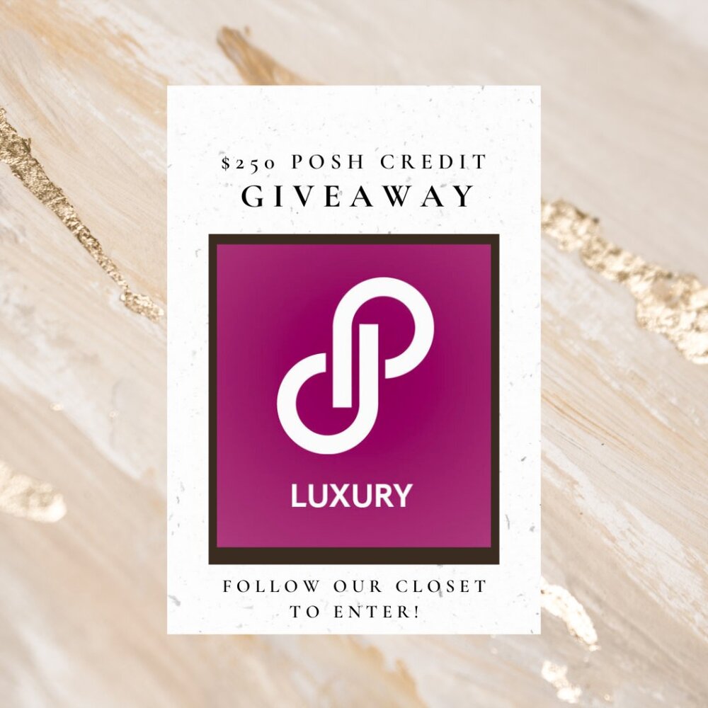 **CLOSED** GIVEAWAY TIME! Win $250 Posh Credit by Following Our Closet!